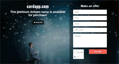 Desktop Screenshot of cardapp.com